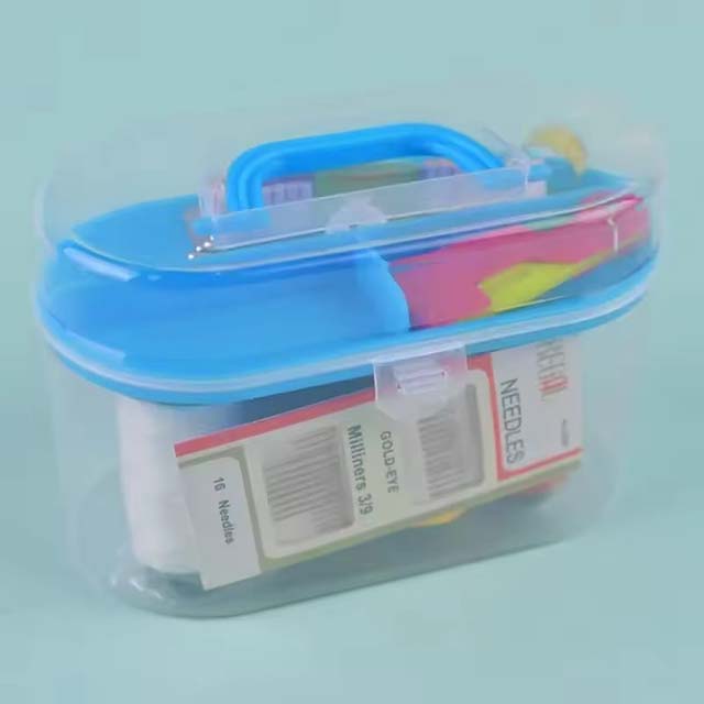 46-Piece Large Sewing Kit – Multifunctional Home Sewing Tool Set with Storage Box (150g)