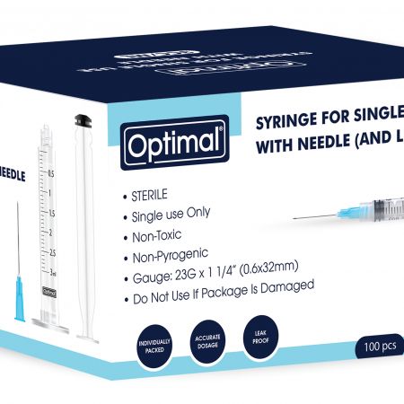 Seringues optimales avec aiguille