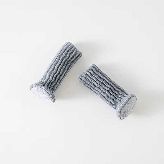 4Pcs Knitted Chair Leg Socks – Furniture Feet Covers with Anti-Slip Pads & Silent Floor Protection