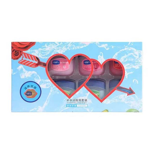 4Pcs Natural Lip Balm Set – Plant-Based Moisturizing & Whitening Lip Care for Dry, Cracked Lips