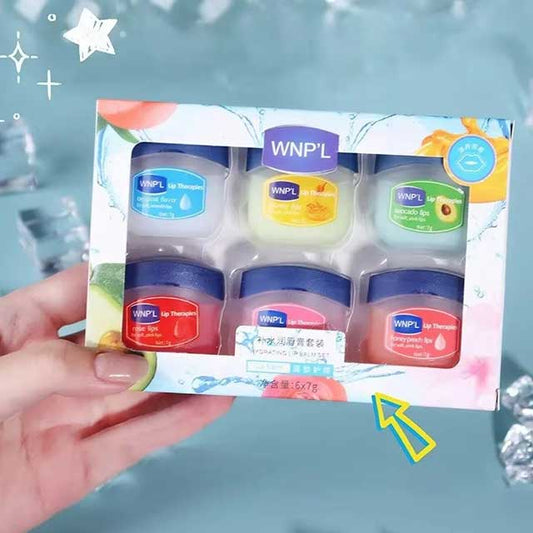 4Pcs Natural Lip Balm Set – Plant-Based Moisturizing & Whitening Lip Care for Dry, Cracked Lips