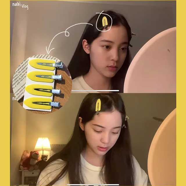 4Pcs No Bend Hair Clips Set – Seamless Hairpins for Makeup, Face Washing & Styling | Women & Girls Accessories