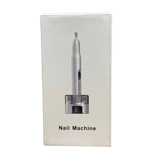 Rechargeable Electric Nail Drill Kit with 5 Drill Bits – Portable Cordless Nail File Machine for Manicure & Pedicure