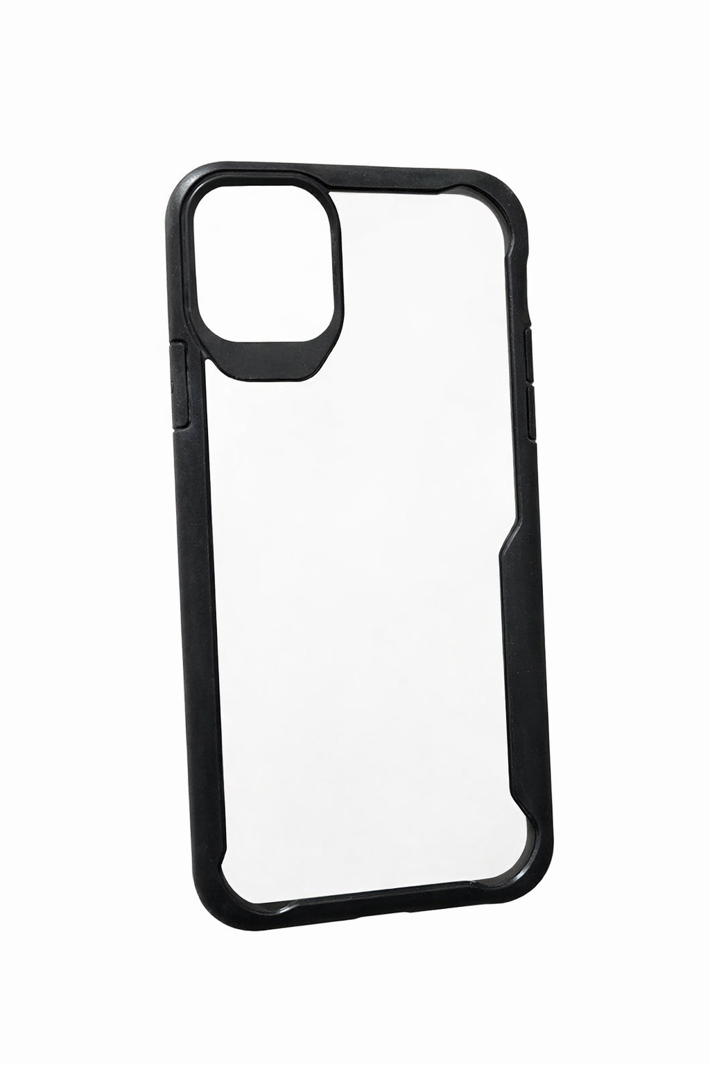 Coque transparente à bords noirs pour iPhone 11 Pro Max – Fine et antichoc