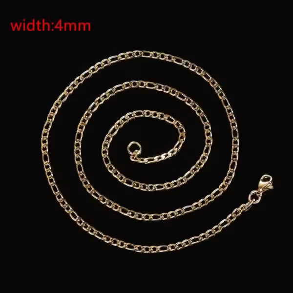 Collier uni en acier inoxydable de 4mm (EGN089)