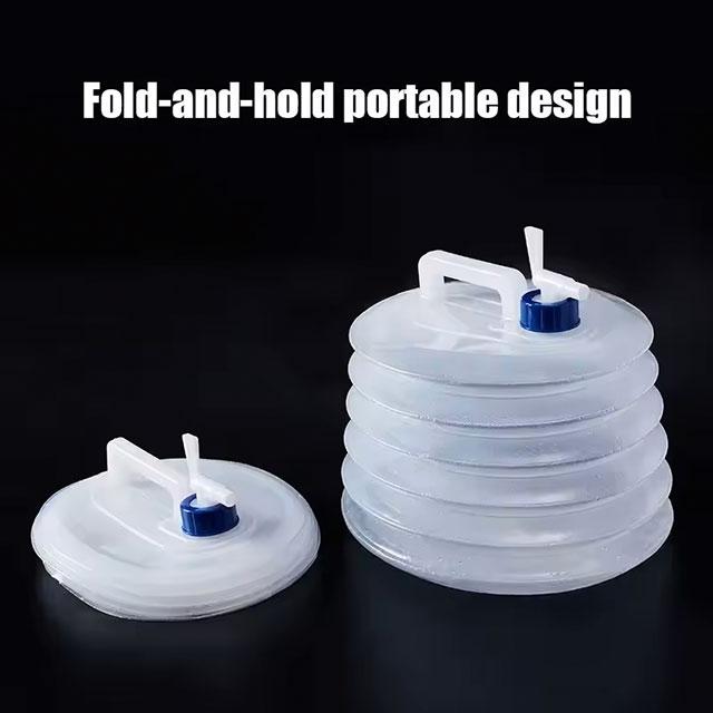 5-15L Collapsible Car Water Bucket – Portable Outdoor Water Tank with Faucet for Camping, Picnic & Travel