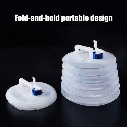 5-15L Collapsible Car Water Bucket – Portable Outdoor Water Tank with Faucet for Camping, Picnic & Travel