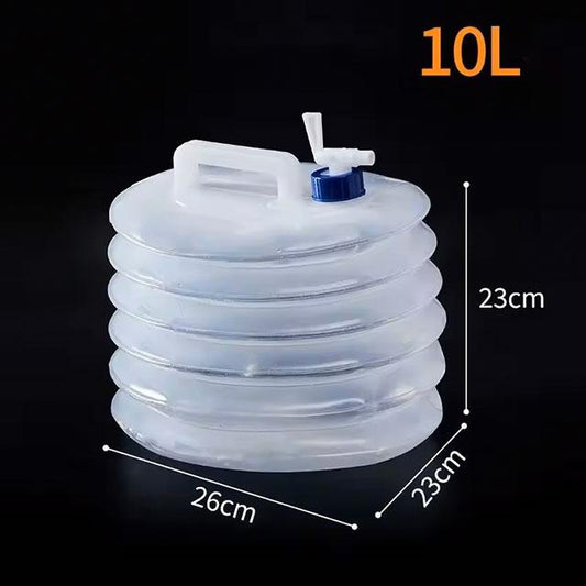 5-15L Collapsible Car Water Bucket – Portable Outdoor Water Tank with Faucet for Camping, Picnic & Travel