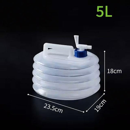 5-15L Collapsible Car Water Bucket – Portable Outdoor Water Tank with Faucet for Camping, Picnic & Travel
