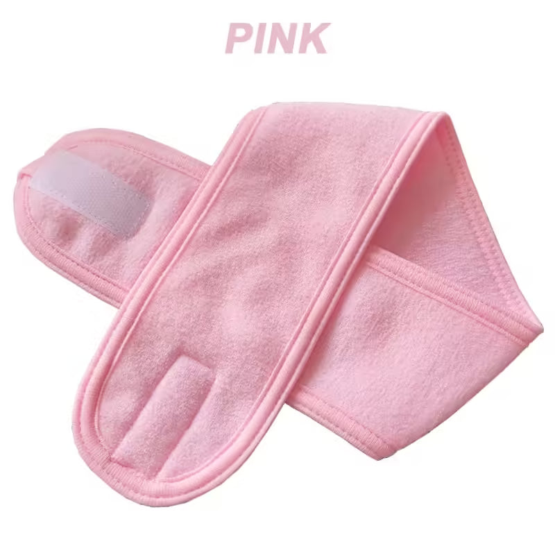Adjustable Wide Hair Band for Women – Versatile Yoga, Spa, Bath, and Makeup Headband for Face Washing and Cosmetic Applications