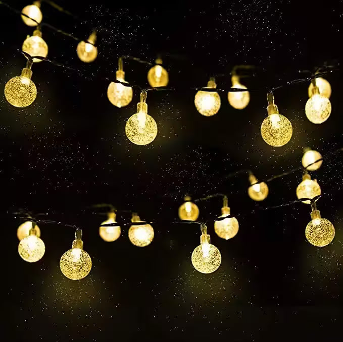 Guirlande lumineuse solaire LED 20-100 ampoules extérieur
