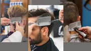 Fading Comb - Professional Barber Clipper Blending Tool for Men - Heat Resistant Fade Brush for Salon Styling
