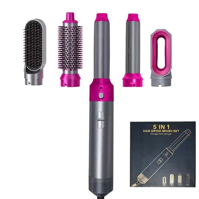 5-in-1 Hair Dryer & Styling Set - Professional Curling Iron, Straightener, and Hot Comb for Dyson Airwrap - Household Hair Tool