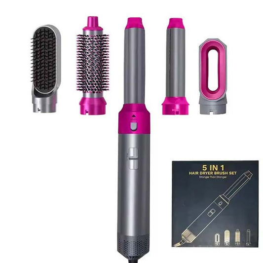 5-in-1 Hair Dryer & Styling Set - Professional Curling Iron, Straightener, and Hot Comb for Dyson Airwrap - Household Hair Tool