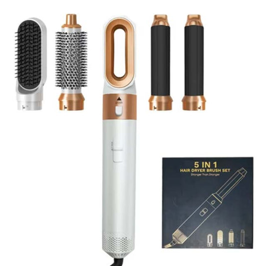 5-in-1 Hair Dryer & Styling Set - Professional Curling Iron, Straightener, and Hot Comb for Dyson Airwrap - Household Hair Tool