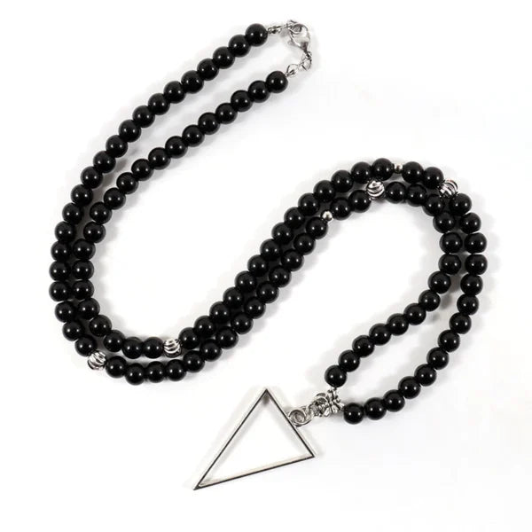 5 shapes shiny beads necklaceegn145 gallery img 2