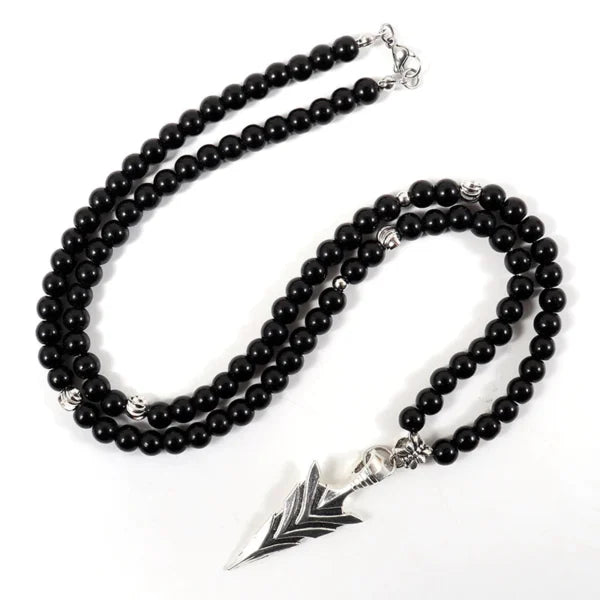 5 shapes shiny beads necklaceegn145 gallery img 3