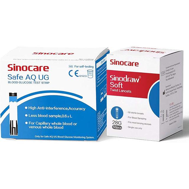 50 Blood Glucose Test Strips for Safe AQ UG