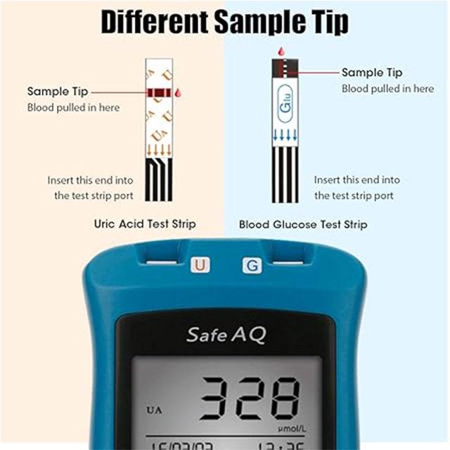 50 Blood Glucose Test Strips for Safe AQ UG