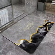 50*80cm Rectangular Absorbent Anti Slip Rubber Quick Dry Bath Mat (EGM048)