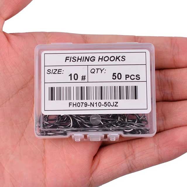 50PCS Circle Carp Fishing Hooks – Ring Eyed Single Jig Fishhooks | Japanese Tackle for Freshwater & Saltwater