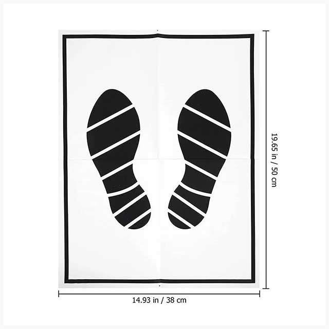 50PCS Disposable Car Foot Mats – Portable Paper Vehicle Floor Protectors for Interior Protection & Auto Accessories