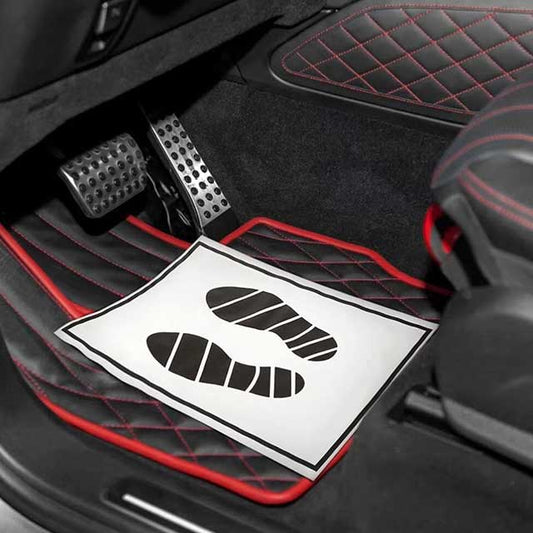 50PCS Disposable Car Foot Mats – Portable Paper Vehicle Floor Protectors for Interior Protection & Auto Accessories