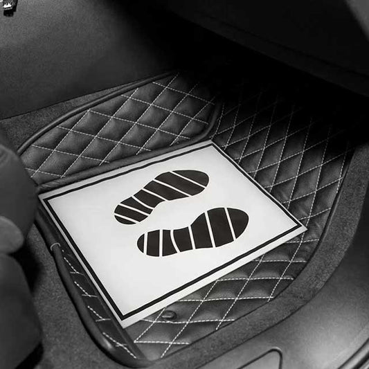 50PCS Disposable Car Foot Mats – Portable Paper Vehicle Floor Protectors for Interior Protection & Auto Accessories