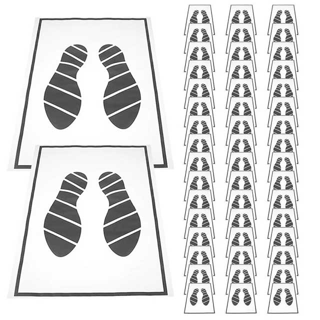 50PCS Disposable Car Foot Mats – Portable Paper Vehicle Floor Protectors for Interior Protection & Auto Accessories