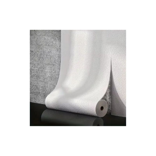 50cm x 5m Self-Adhesive Linen-Texture 3D Foam Wallpaper – Thickened Waterproof Solid Color Wall Stickers for Home Interior Decoration