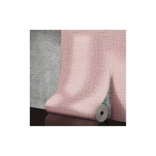 50cm x 5m Self-Adhesive Linen-Texture 3D Foam Wallpaper – Thickened Waterproof Solid Color Wall Stickers for Home Interior Decoration