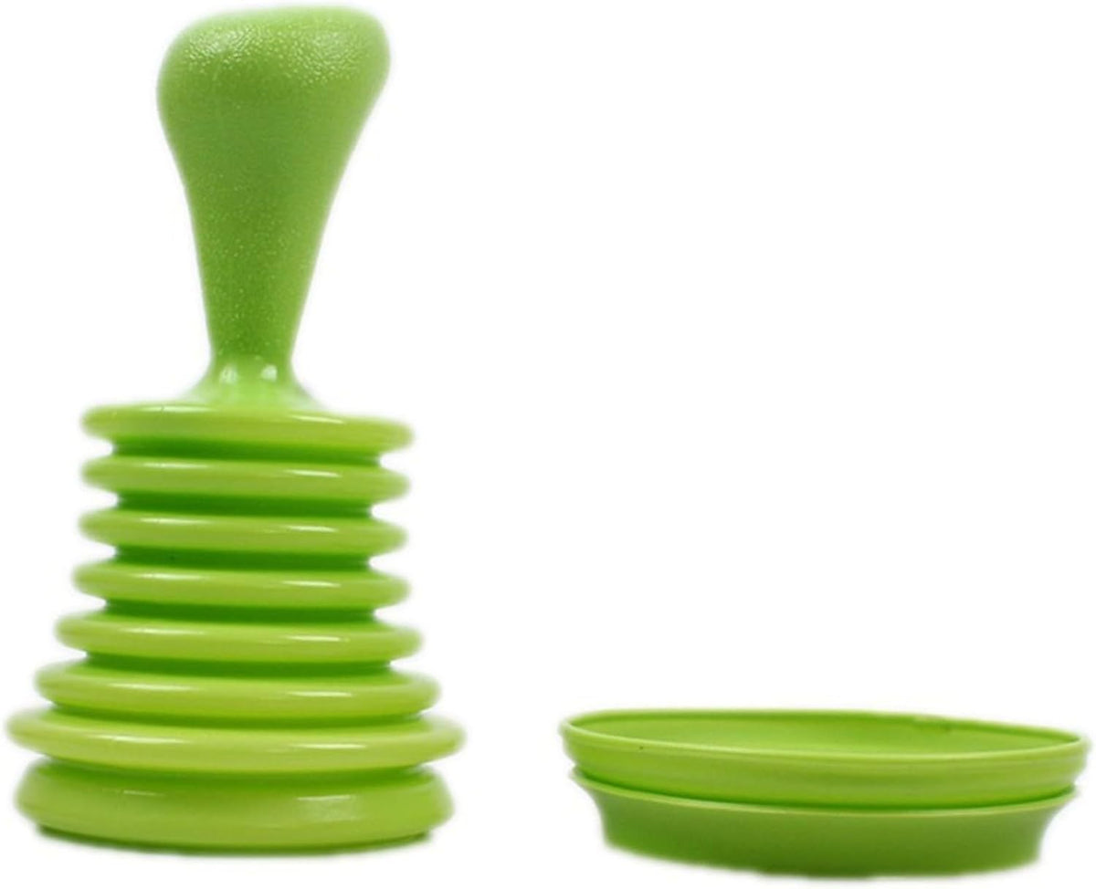 Pipeline Dredge Suction Cup Plunger – Portable Manual Sink & Toilet Pipe Cleaner – Strong Squeeze Dredger for Kitchen and Bathroom (Pink/Blue/Green)