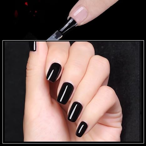 Vishine Gel Nail Base Coat & No Wipe Top Coat Set 2-Pack – 15ml UV/LED Soak-Off Gel Polish