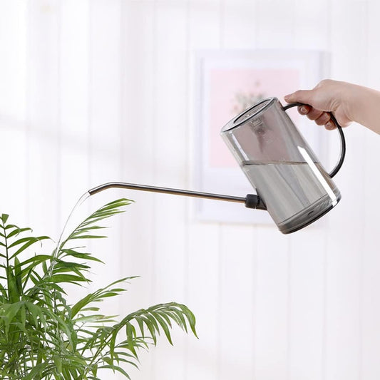 1 Liter Long Spout Watering Can with Gardening Shovel Set – Precision Irrigation Spraying Pot for Indoor Houseplants, Office, and Succulents