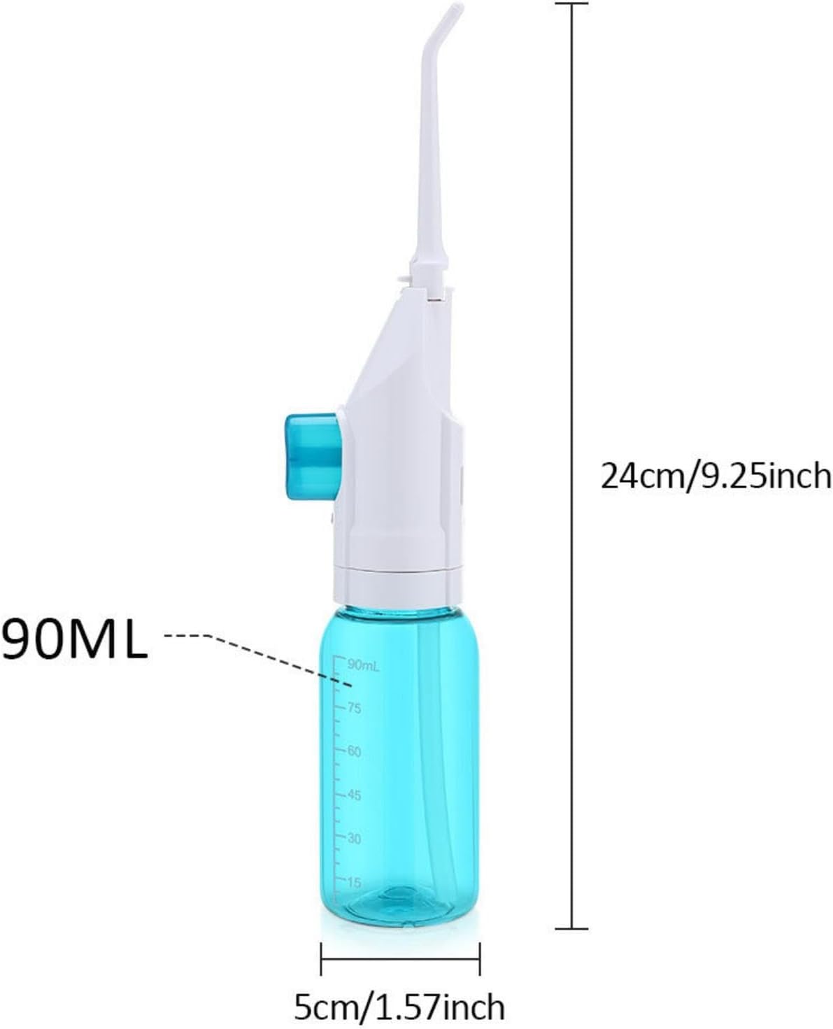 Hydropulseur Portable Électrique à Haute Pression – Irrigateur Oral Manuel Professionnel à Jet Pulsé – Nettoyage en Profondeur des Dents et Gencives – Hydropulseur Dentaire Rechargeable et Étanche (1 pièce)