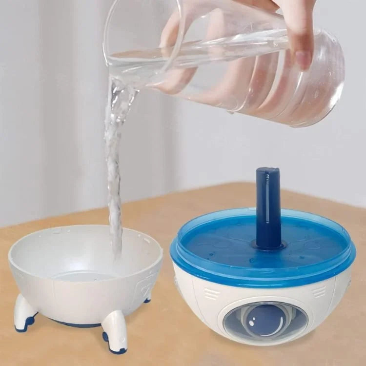 Humidificateur d'air capsule spatiale avec astronaute – Humidificateur USB à ultrasons à brume fraîche de 220 ml, veilleuse LED et diffuseur d'huiles essentielles pour chambre à coucher, chambre de bébé et bureau