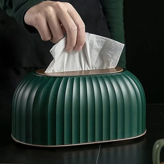 Luxury Rectangular Tissue Box Cover – Modern Decorative Tissue Holder for Bathroom, Office, Living Room & Desktop