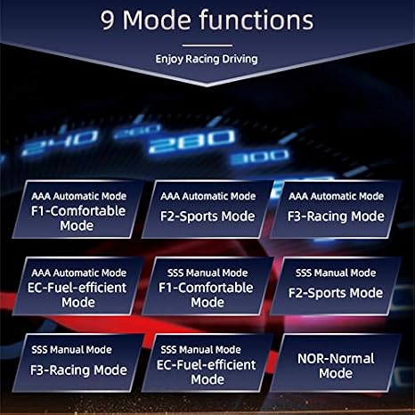 Contrôleur de Réponse d'Accélérateur Électronique Intelligent 9 Modes – Accélérateur de Course avec 9 Modes de Conduite