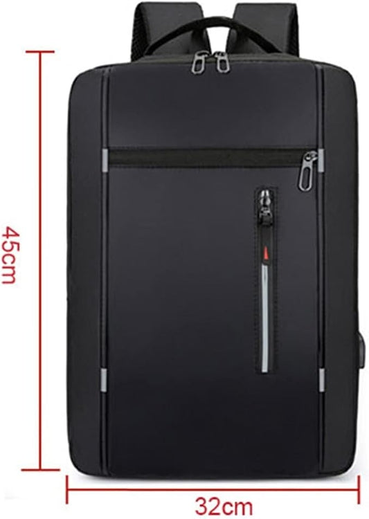 Waterproof Hiking & Laptop Backpack for Men – Large Capacity Business, School & Travel Backpack (Gray)