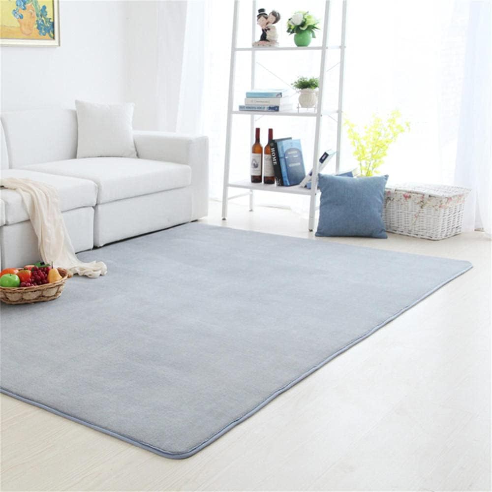 Tapis Moderne Super Doux Gris Argenté en Velours Corail – Tapis Abstrait Shaggy pour Salon – Grand Tapis Antidérapant pour Chambre – Tapis de Sol Luxe à Poils Courts (120x160cm / 140x200cm)