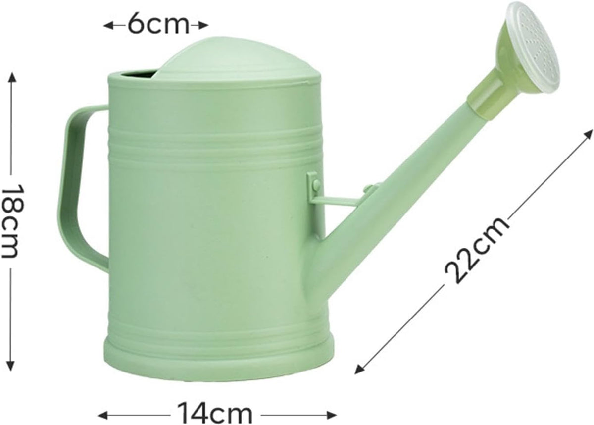 Arrosoir à longue buse 1,5 L avec pomme d'arrosage détachable – Arrosoir de jardin intérieur/extérieur à double usage pour plantes d'intérieur et fleurs