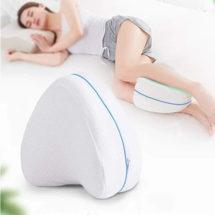 Memory Foam Leg Pillow – Ergonomic Knee Support Cushion for Side Sleepers & Comfortable Sleep