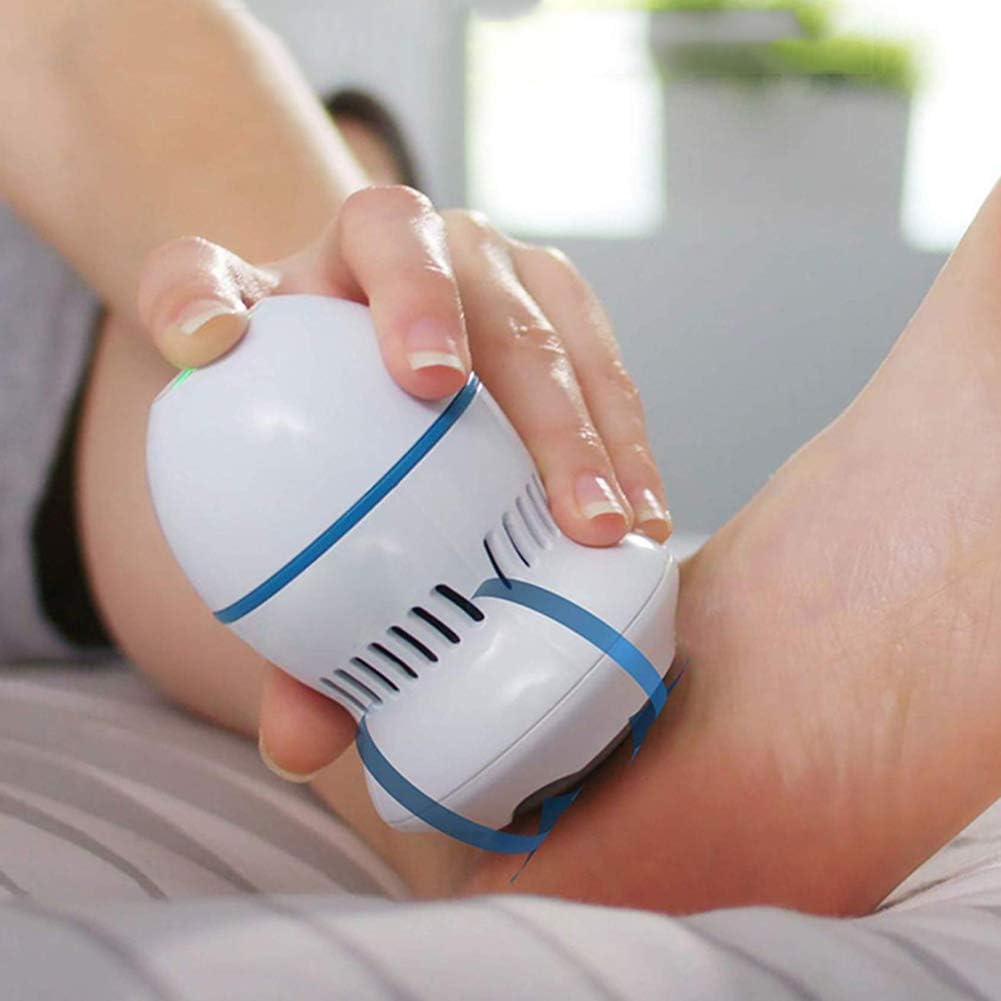 Râpe électrique anti-callosités – Ponceuse à pied électronique rechargeable – Outil de pédicure USB portable avec brosse de nettoyage pour éliminer les peaux mortes, sèches et dures