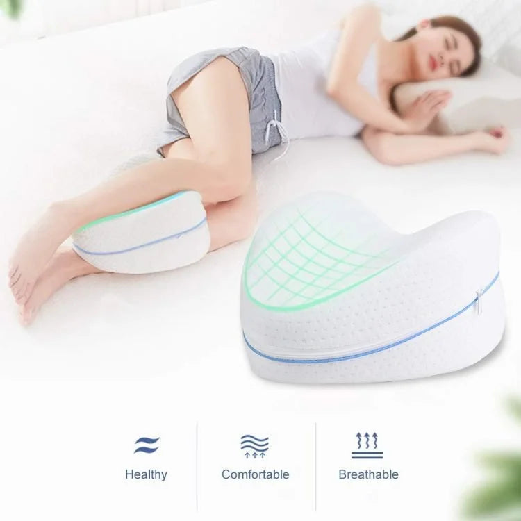 Memory Foam Leg Pillow – Ergonomic Knee Support Cushion for Side Sleepers & Comfortable Sleep