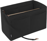 NEPAK Felt Handbag Organizer Insert with Zipper – Bag Organizer for Women