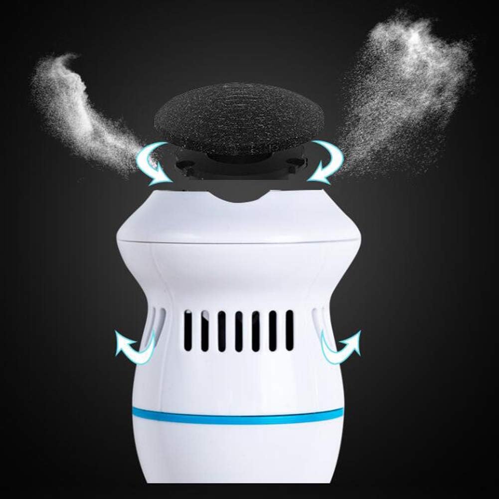 Râpe électrique anti-callosités – Ponceuse à pied électronique rechargeable – Outil de pédicure USB portable avec brosse de nettoyage pour éliminer les peaux mortes, sèches et dures