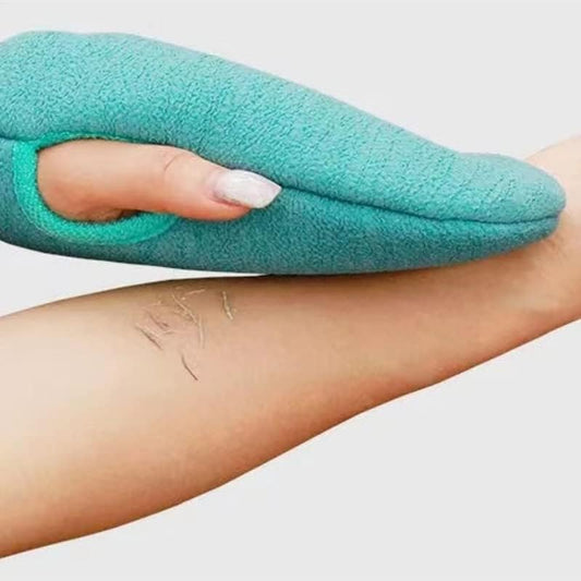 Two-Sided Exfoliating Bath Glove – Professional Shower Scrub Mitt for Deep Cleaning & Dead Skin Removal – Body Massage Spa Foam Glove (5 Colors Available)