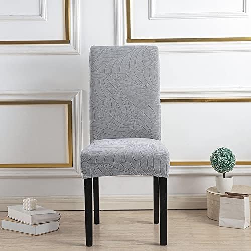 Waterproof Chair Covers, Elastic Dining Chairs, Seat Covers Washable Removable High Back Dining Chair Covers Chair Cover for Dining Room,Hotel,Banquet
