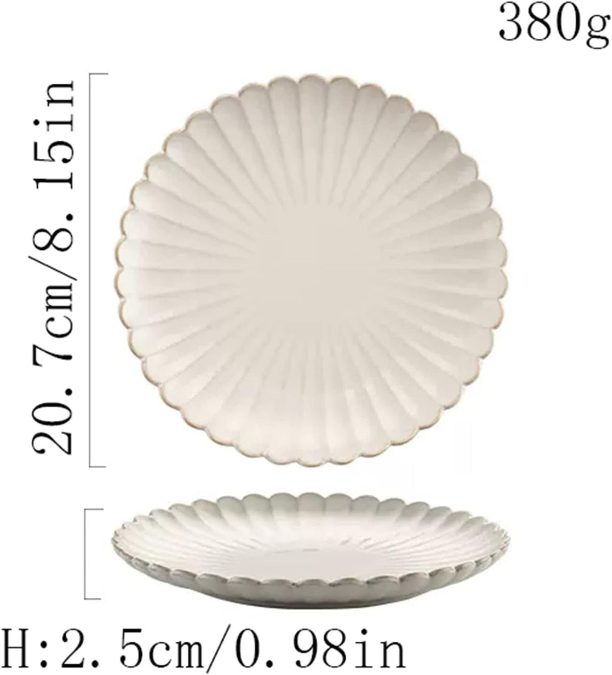 Vaisselle classique en céramique blanche – Assiettes creuses rondes – Assiettes à salade et à dessert minimalistes de couleur unie – Vaisselle professionnelle pour restaurant (bol de 4,5 pouces/assiette de 10 pouces/assiette de 8,5 pouces)