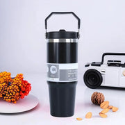 30 oz Insulated Travel Mug – Double-Wall Vacuum Stainless Steel Tumbler – BPA-Free Tritan Lid – Heavy-Duty Beverage Cup for Hot & Cold Drinks (20oz/30oz)